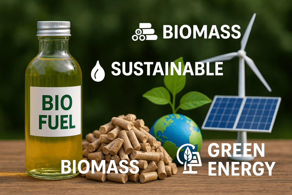 Biomass Energy and Biofuel for Sustainable Green Energy