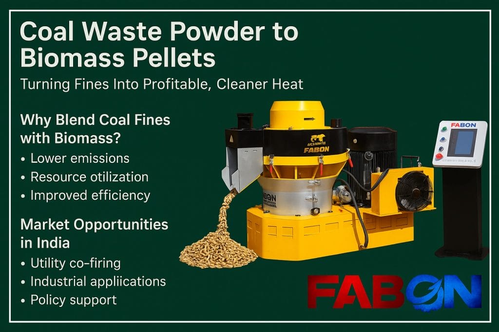 Coal waste Powder Biomass for Pellets