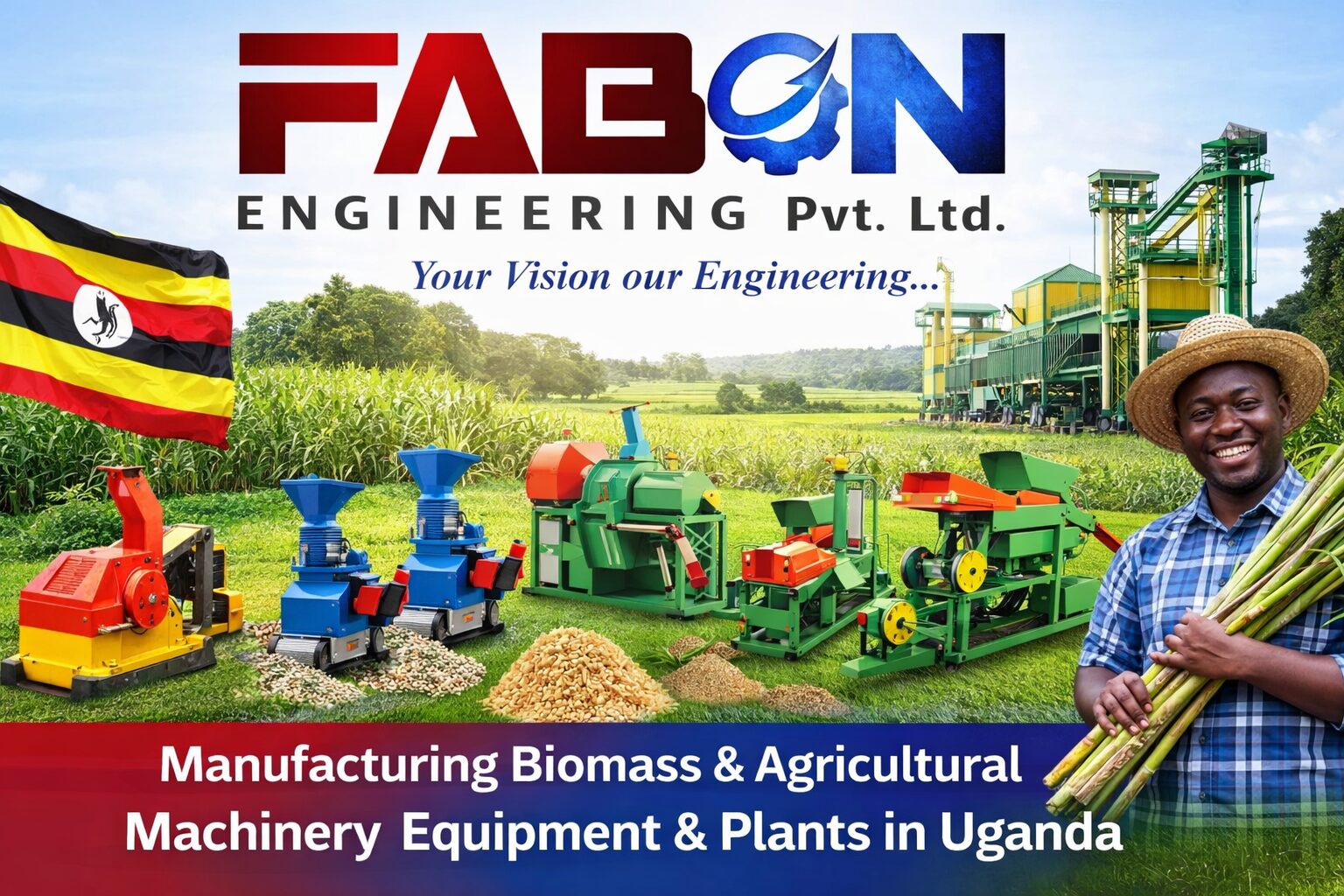 Fabon Engineering Pvt Ltd Manufacturing Biomass And Agricultural Machinery in Uganda Africa