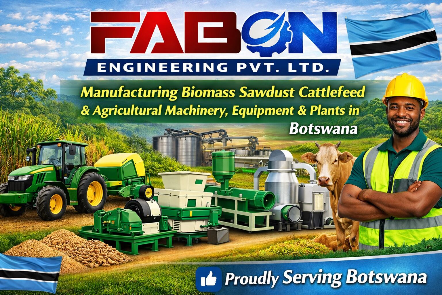Fabon Engineering Pvt Ltd Manufacturing Biomass And Agricultural Machinery in Botswana