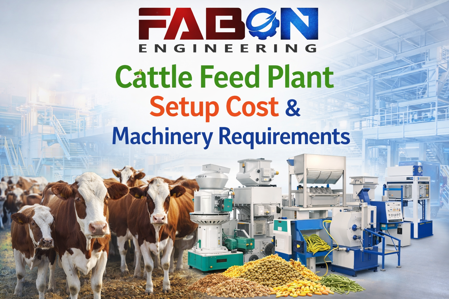 Cattle Feed Plant Setup Cost & Machinery Requirements