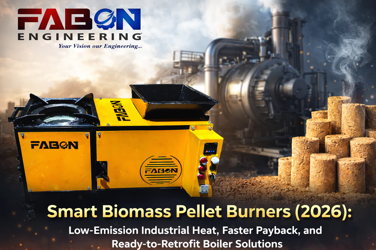 Smart Biomass Pellet Burners (2026): Low-Emission Industrial Heat, Faster Payback, and Ready-to-Retrofit Boiler Solutions