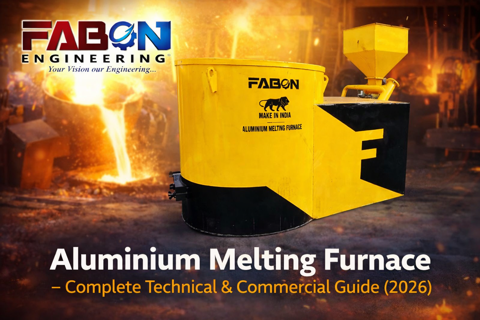Aluminium Melting Furnace by FABON Engineering Pvt. Ltd. – Complete Technical & Commercial Guide (2026)