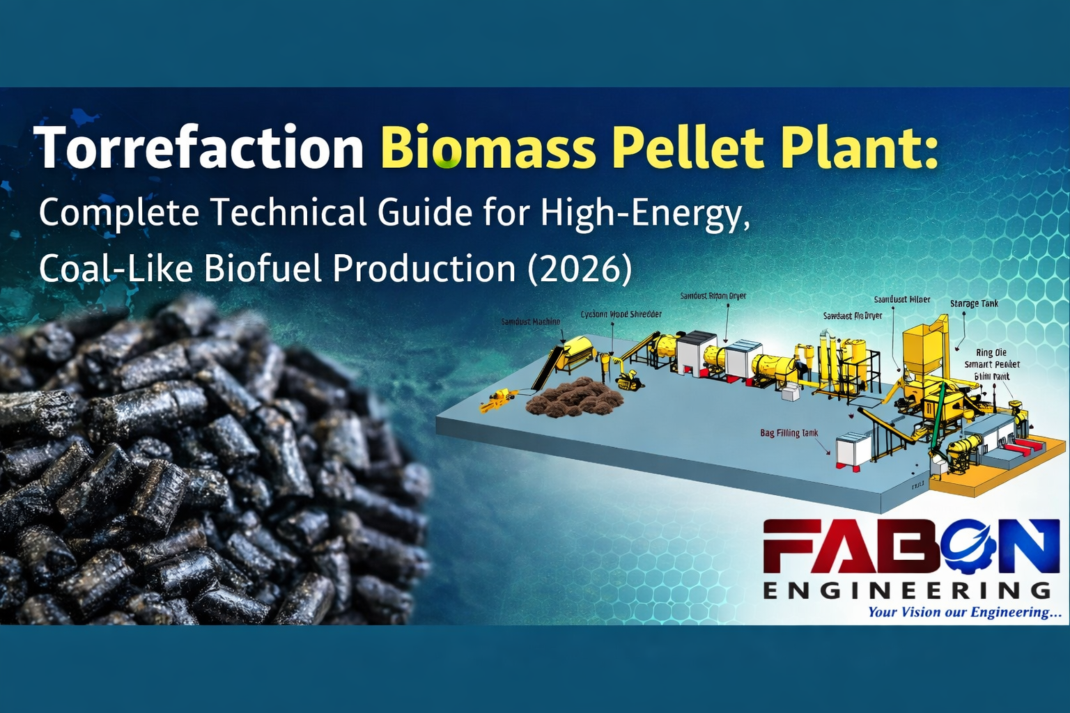 Torrefaction Biomass Pellet Plant: Complete Technical Guide for High-Energy, Coal-Like Biofuel Production (2026)
