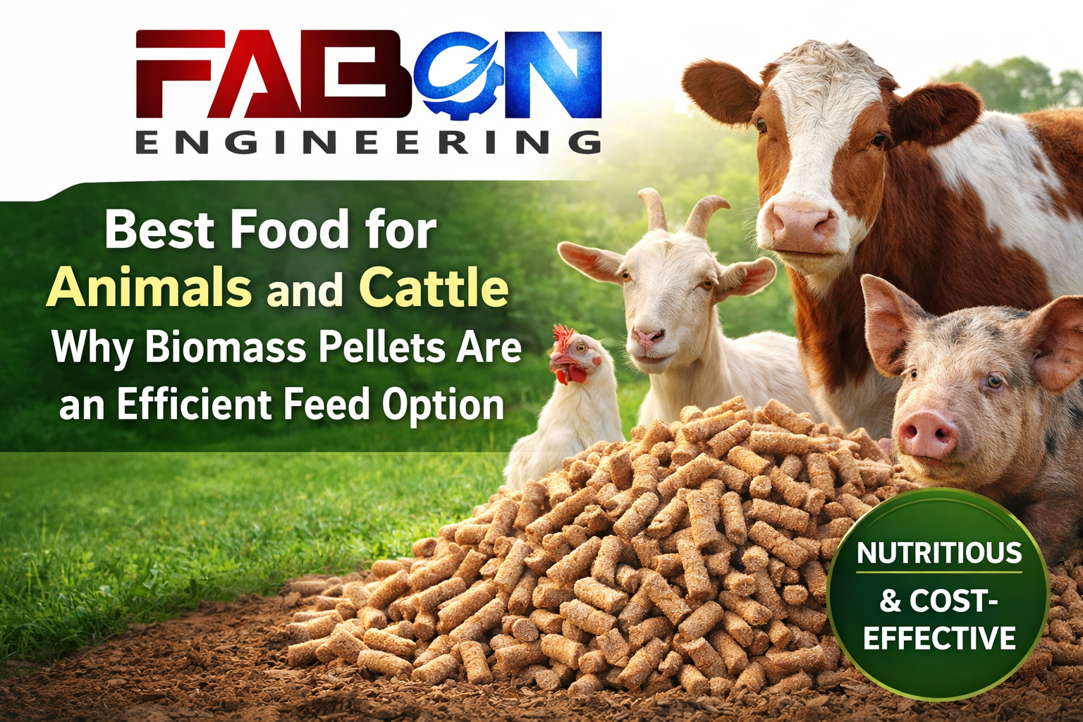 Best Food for Animals and Cattle: Why Biomass Pellets Are an Efficient Feed Option