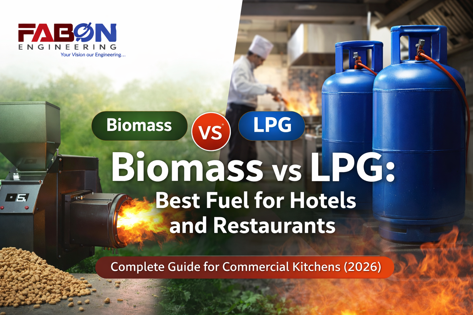 Biomass vs LPG: Best Fuel for Hotels and Restaurants, Complete Guide for Commercial Kitchens (2026)