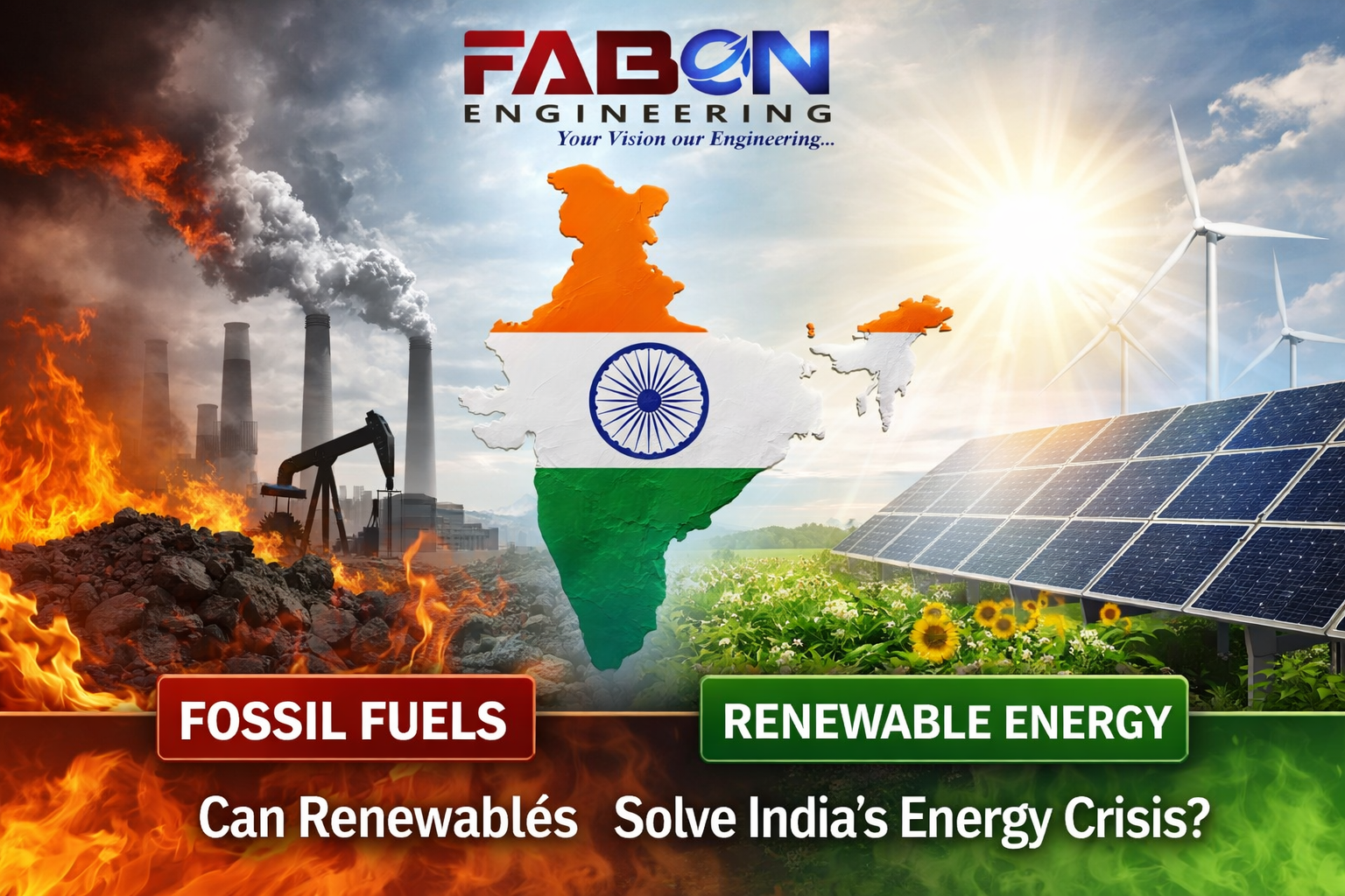 Renewable Energy vs Fossil Fuel: Can Renewables Solve India's Energy Crisis?
