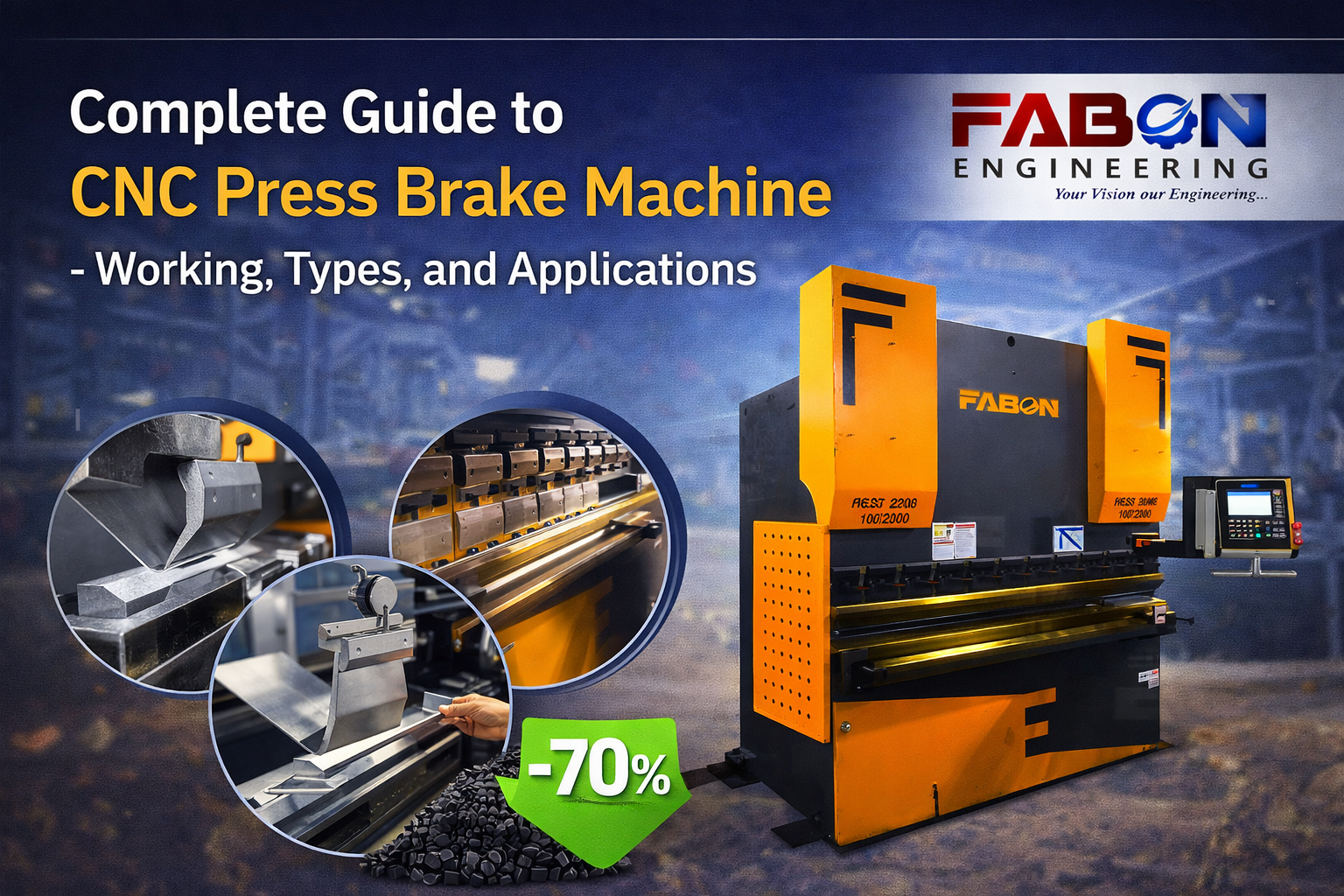 Complete Guide to CNC Press Brake Machine – Working, Types, and Applications