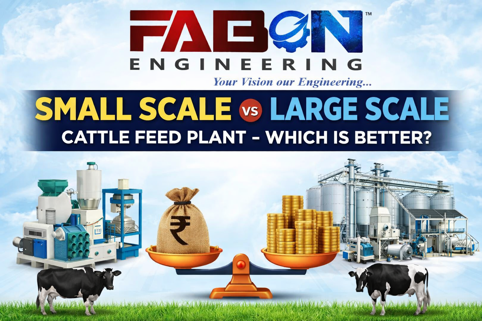 Small Scale vs Large Scale Cattle Feed Plant – Which is Better?