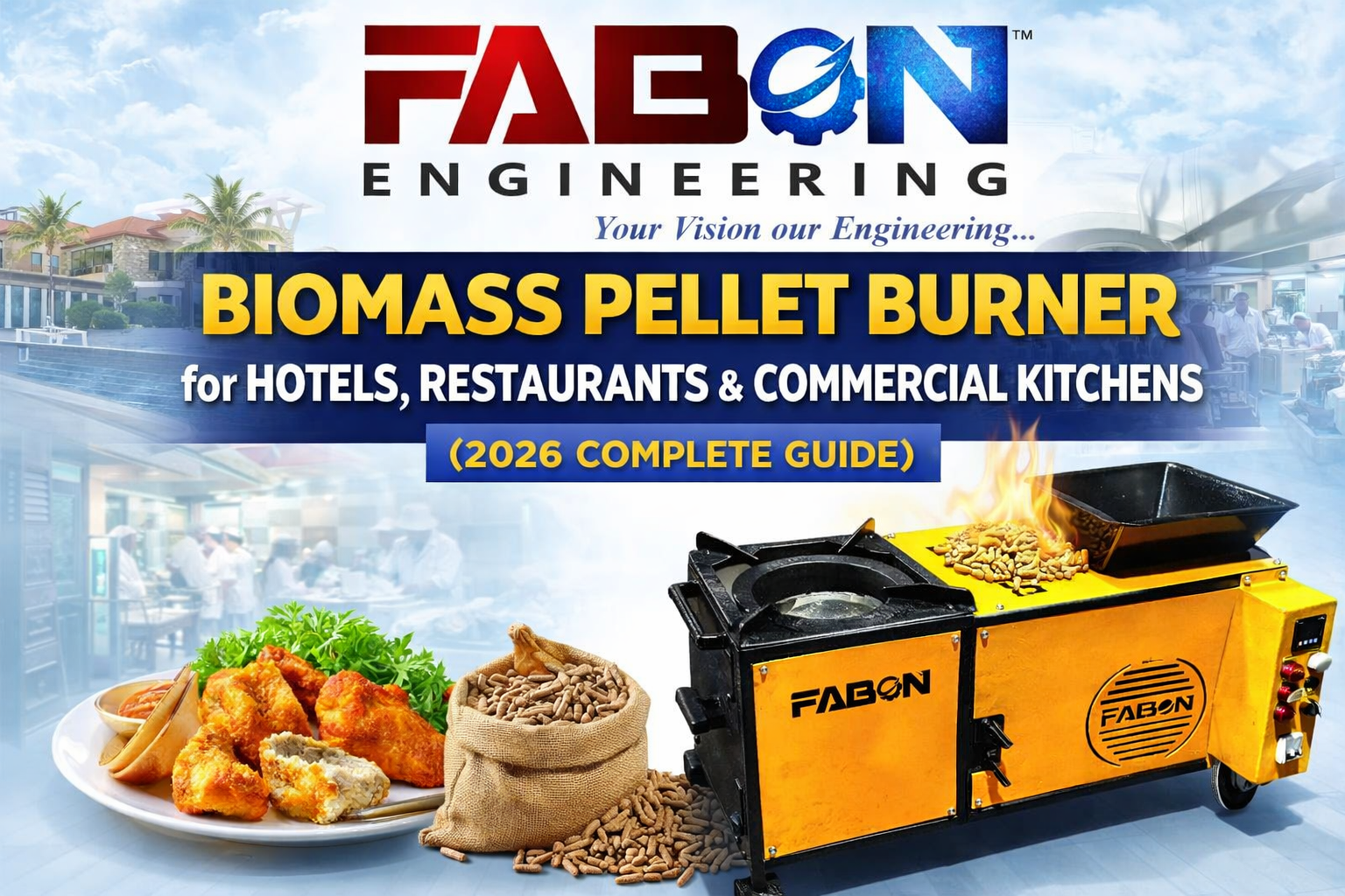 Biomass Pellet Burner for Hotels, Restaurants & Commercial Kitchens (2026 Complete Guide)