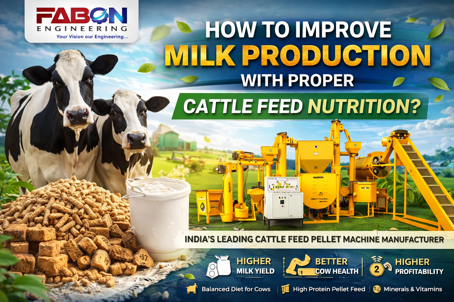 How to Improve Milk Production with Proper Cattle Feed Nutrition?