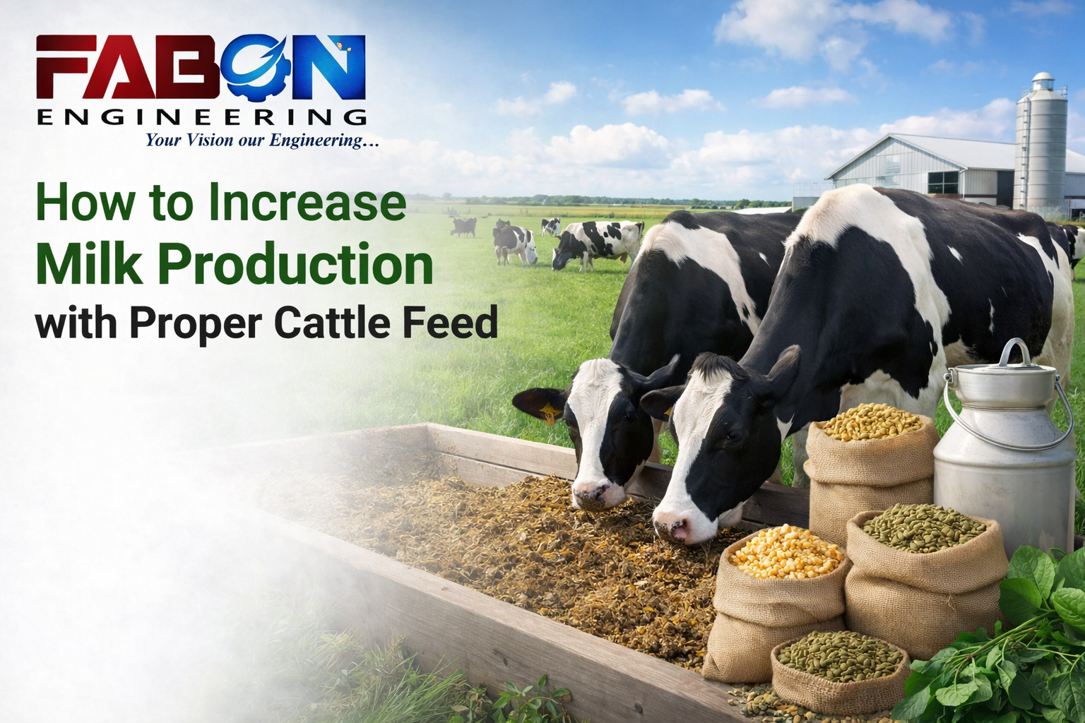 How to Increase Milk Production with Proper Cattle Feed