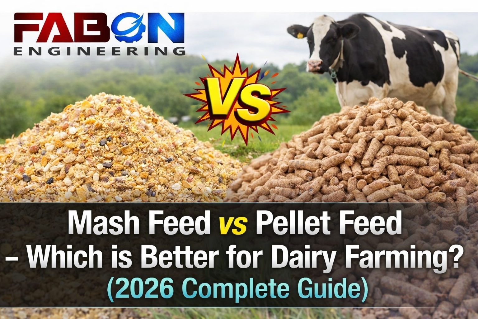 Mash Feed vs Pellet Feed – Which is Better for Dairy Farming? (2026 Complete Guide)