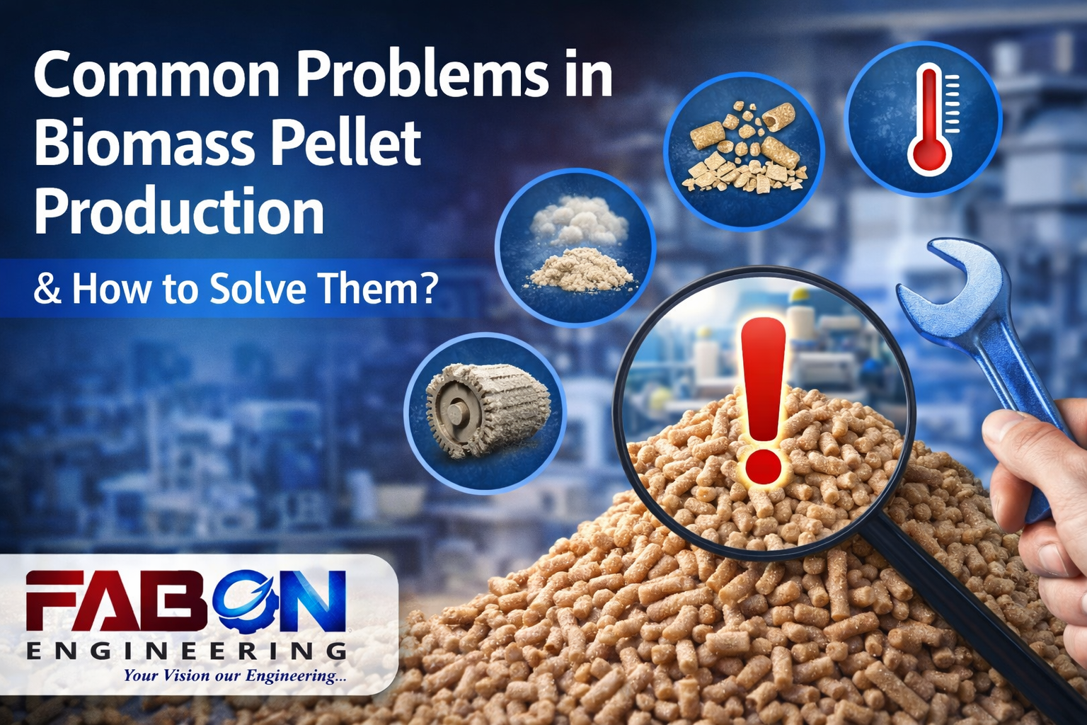 Common Problems in Biomass Pellet Production & How to Solve Them?