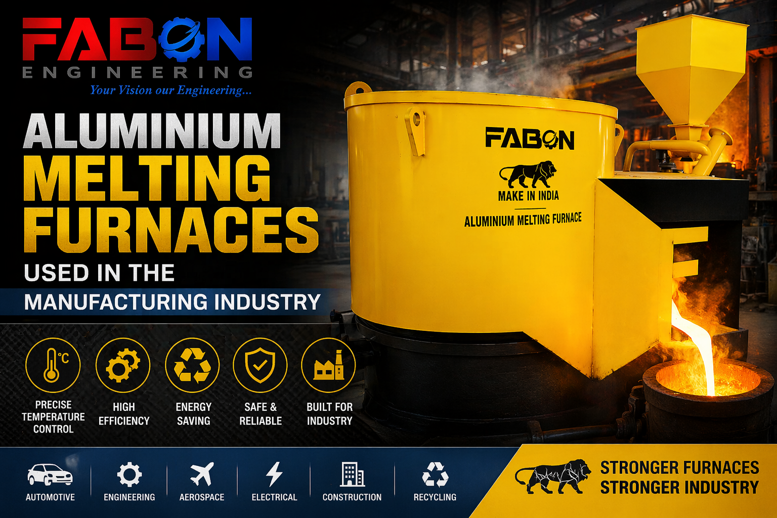 Aluminium Melting Furnaces Used in the Manufacturing Industry