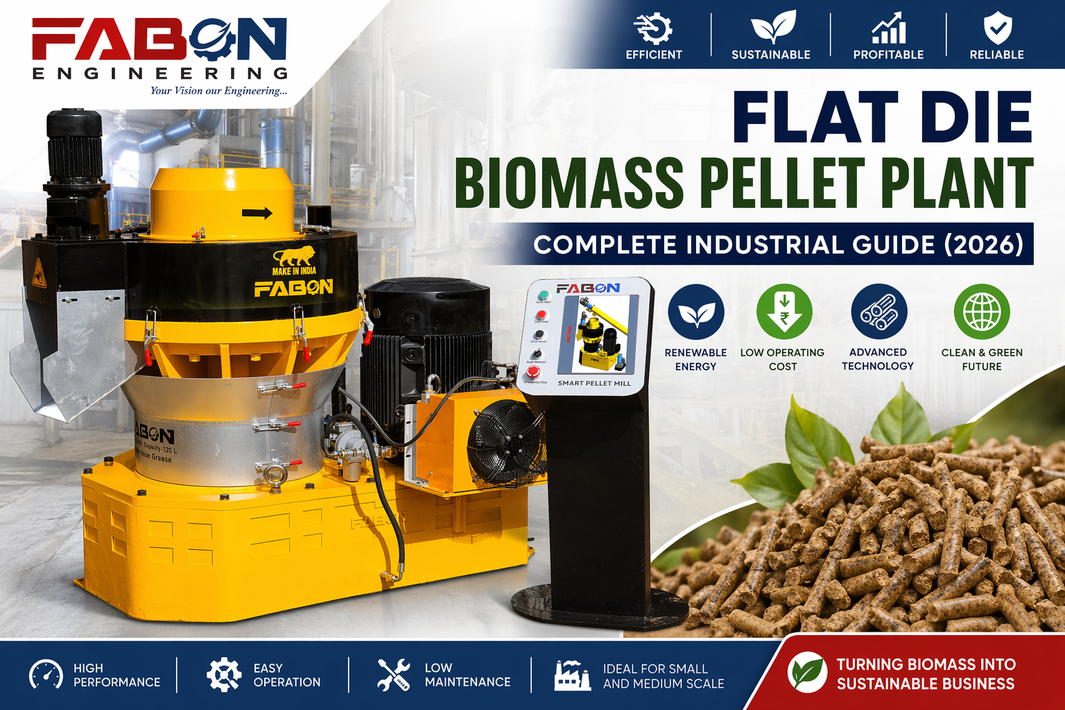 Flat Die Biomass Pellet Plant – Complete Industrial Guide (2026)