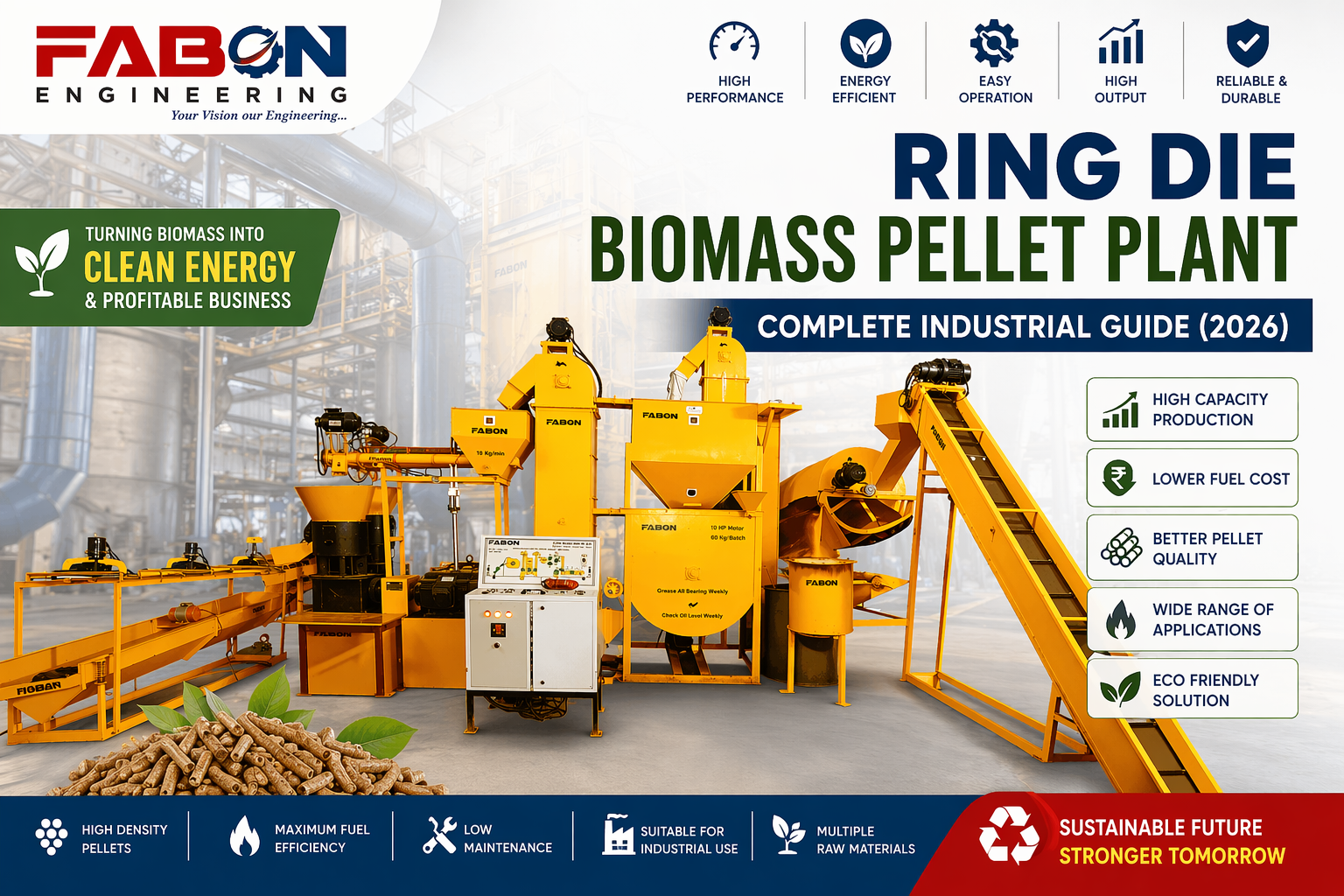 Ring Die Biomass Pellet Plant – Complete Industrial Guide (2026)