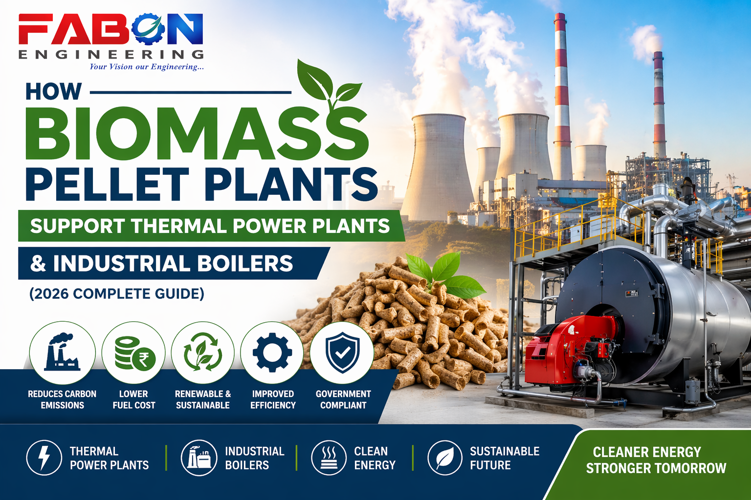 How Biomass Pellet Plants Support Thermal Power Plants & Industrial Boilers (2026 Complete Guide)