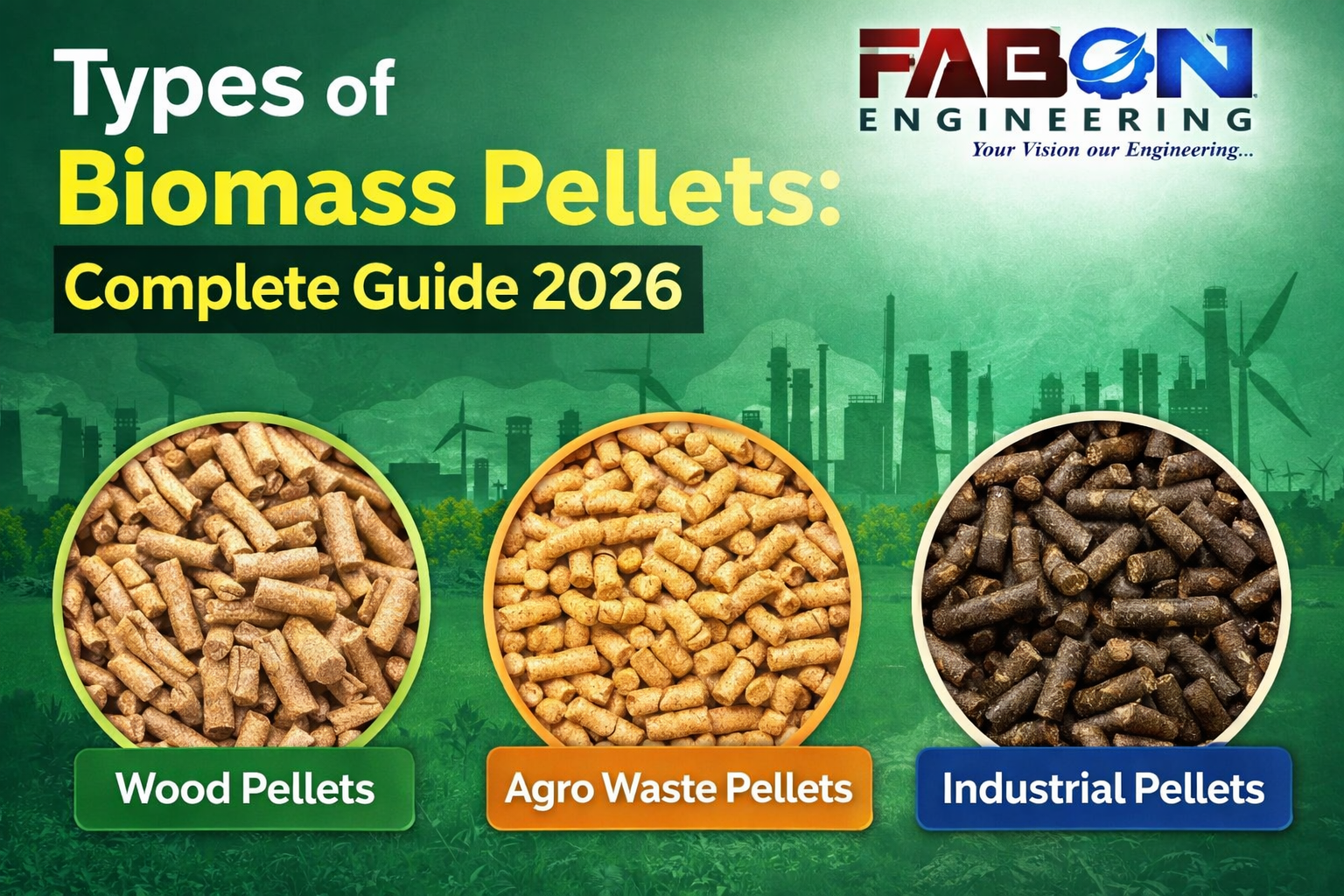 Types of Biomass Pellets: Wood, Agro Waste, Industrial Pellets (Complete Guide 2026)