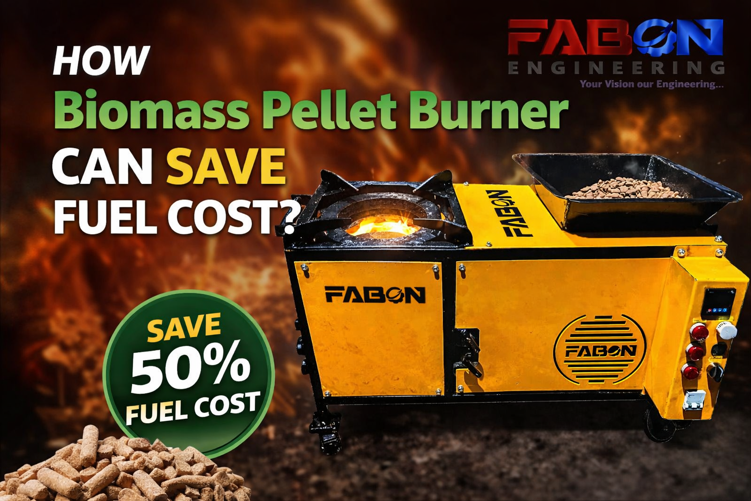 How Biomass Pellet Burner Can Save Fuel Cost?