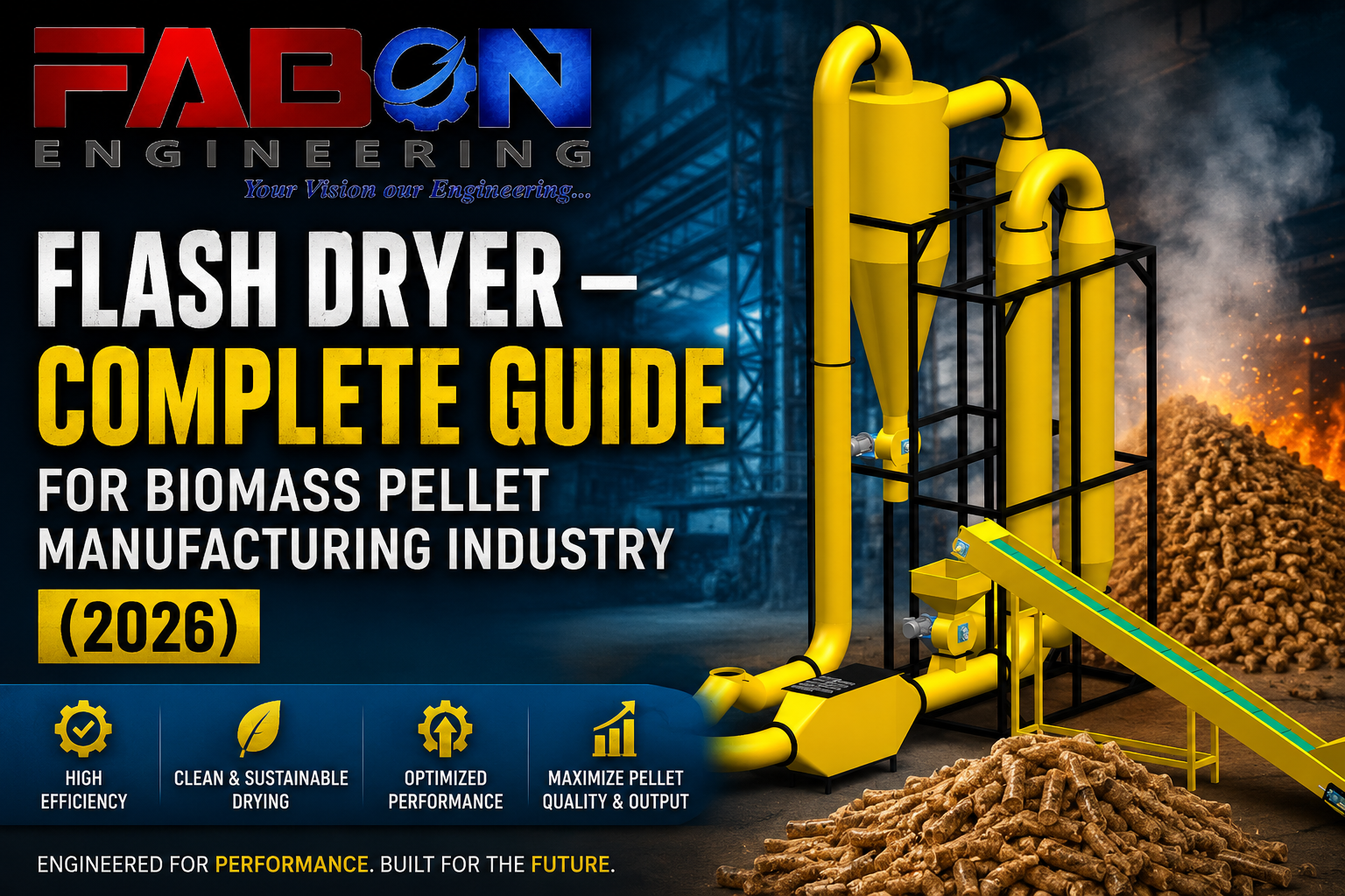 Flash Dryer – Complete Guide for Biomass Pellet Manufacturing Industry (2026)