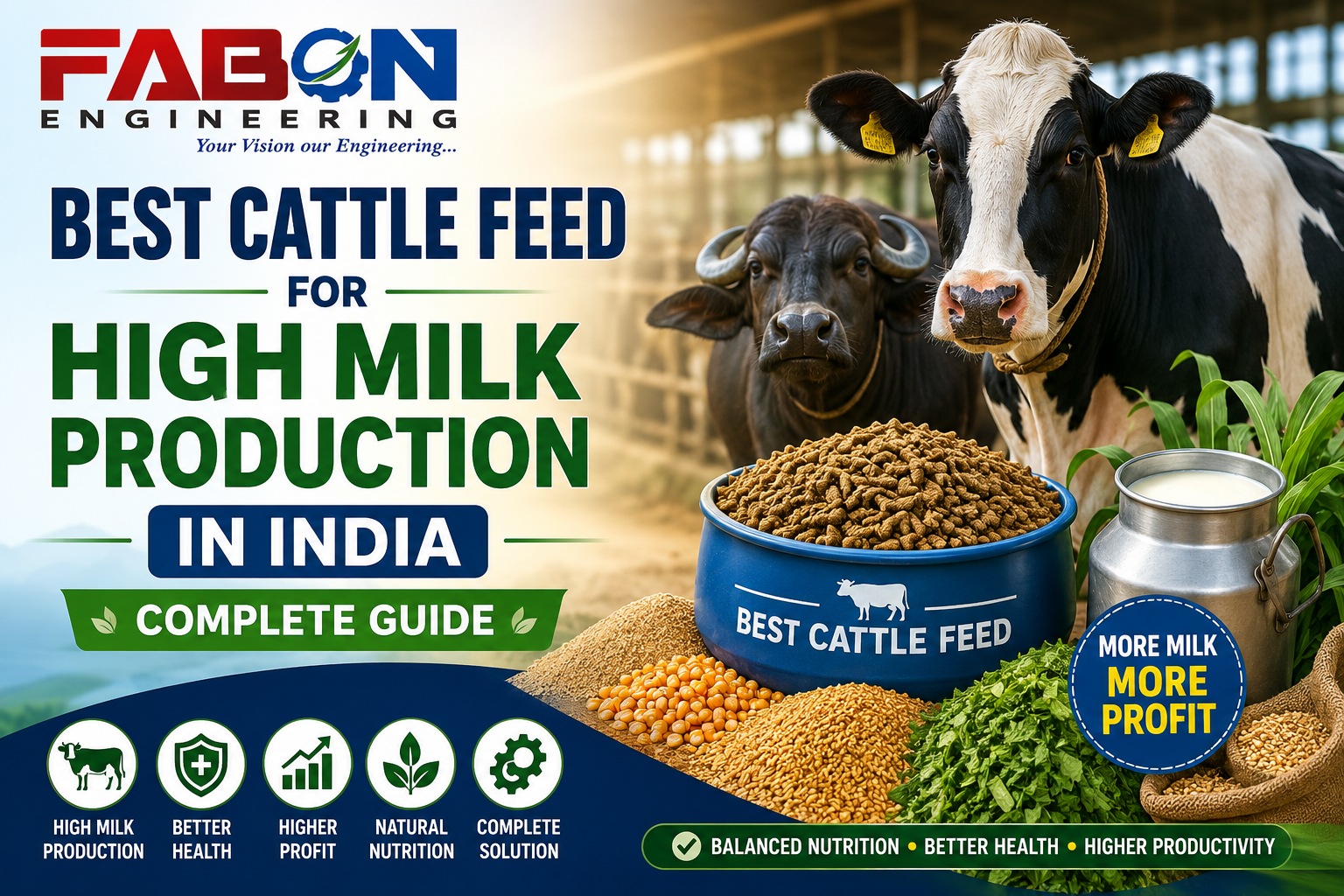 Best Cattle Feed for High Milk Production in India – Complete Guide