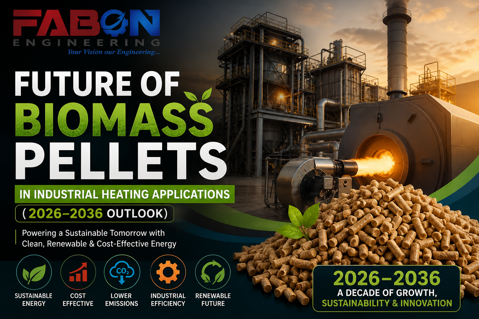 Future of Biomass Pellets in Industrial Heating Applications (2026–2036 Outlook)