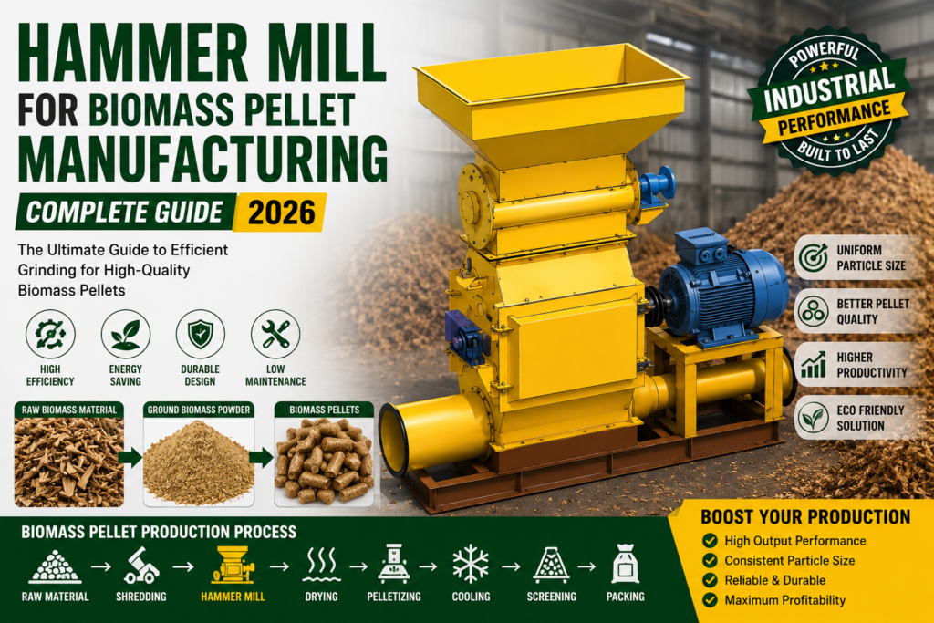 Hammer Mill for Biomass Pellet Manufacturing &ndash; Complete Guide 2026