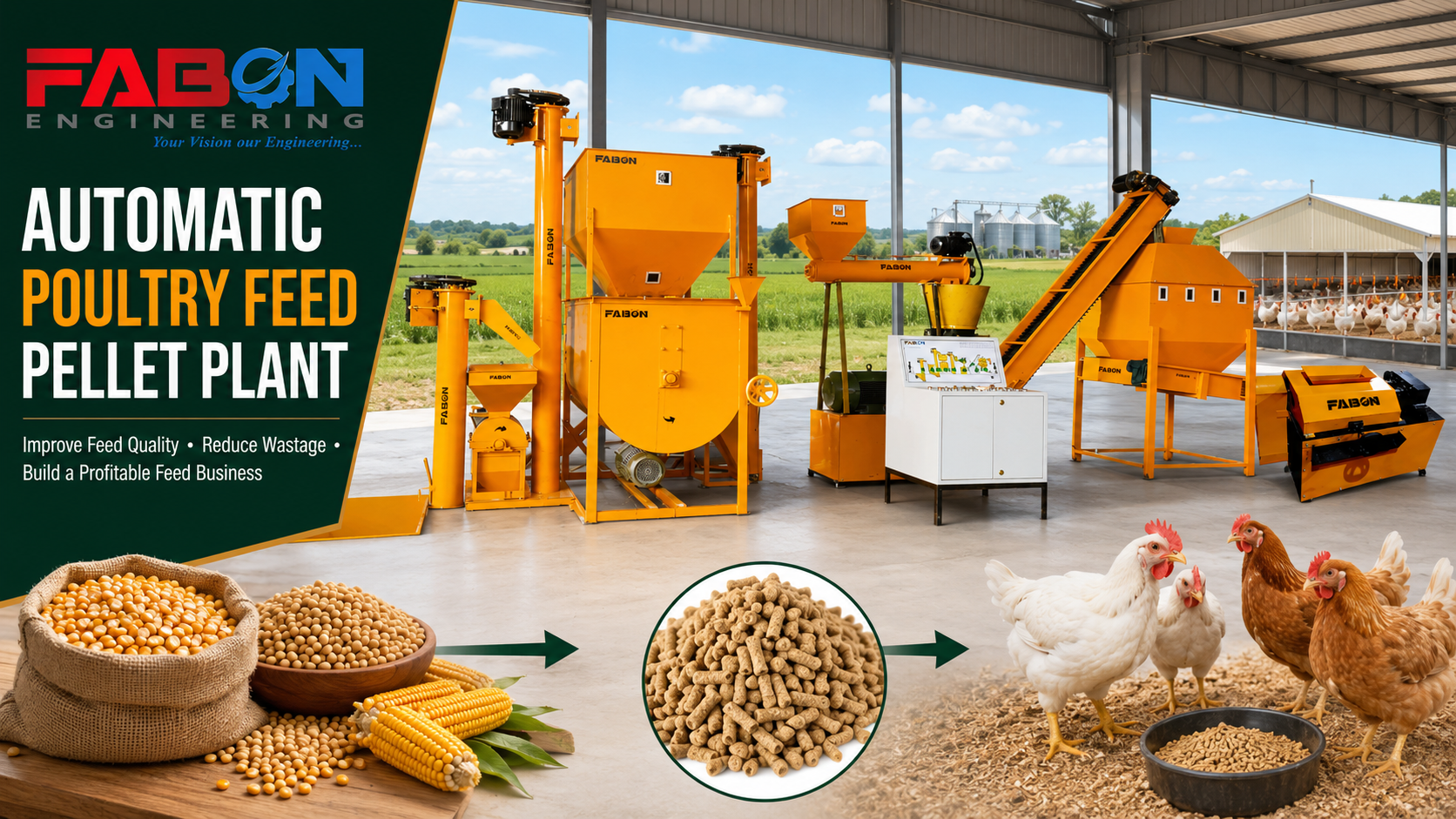 Automatic Poultry Feed Pellet Plant: Improve Feed Quality, Reduce Wastage and Build a Profitable Poultry Feed Business